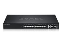 Zyxel XGS2220 Series XGS2220-30F - Commutateur - accès L3, NebulaFLEX Cloud - Géré - 24 x 100/1000 Base-X + 6 x 10 Gigabit (liaison montante) - de bureau, Montable sur rack XGS2220-30F-EU0101F