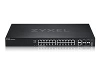 Zyxel XGS2220 Series XGS2220-30 - Commutateur - accès L3, NebulaFLEX Cloud - Géré - 24 x Ethernet Gigabit + 6 x 10/100/1000 (liaison montante) - de bureau, Montable sur rack XGS2220-30-EU0101F