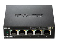 D-Link DGS 105 - Commutateur - 5 x 10/100/1000 - de bureau DGS-105
