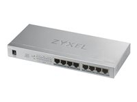 Zyxel GS1008HP - Commutateur - 8 x 10/100/1000 (PoE+) - de bureau, fixation murale - PoE+ (60 W) GS1008HP-EU0101F