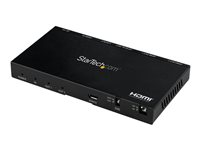 StarTech.com ST122HD20S Répartiteur HDMI à 2 ports - 4K 60 Hz - Scaler incorporé - Multiprise HDMI - Son surround 7.1 - Répartiteur vidéo/audio - 2 x HDMI - de bureau ST122HD20S