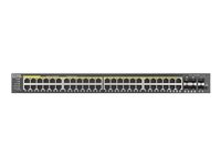 Zyxel GS2220-50HP - Commutateur - Géré - 44 x 10/100/1000 (PoE+) + 4 x SFP Gigabit combiné + 2 x Gigabit SFP - Montable sur rack - PoE+ (375 W) GS2220-50HP-EU0101F