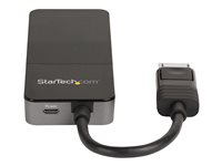 StarTech.com Hub MST Adaptateur Multi-écrans - Répartiteur de Transport Vidéo Multi-stream/vers 3 Moniteurs/3 Ports d'affichage Windows DP vers DP 1.4 4k pour PC (MST14DP123DP) - Répartiteur vidéo/audio - 4 x DisplayPort - de bureau MST14DP123DP