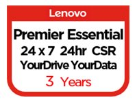 Lenovo Committed Service Essential Service + YourDrive YourData + Premier Support - Contrat de maintenance prolongé - pièces et main d'oeuvre - 3 années - sur site - 24x7 - temps de réponse : 4 h - délai de réparation : 24 heures - pour ThinkSystem SR650 V2 7Z73 5PS7A67921